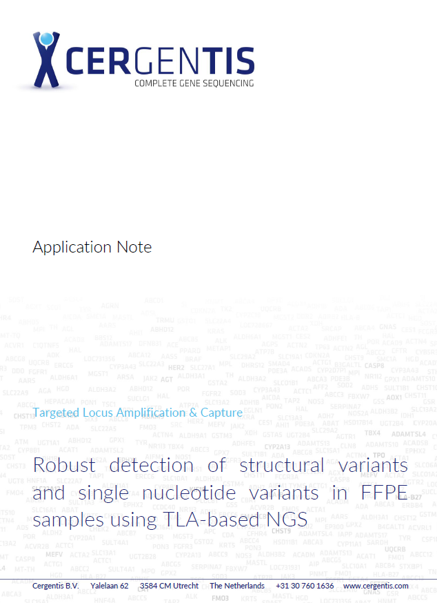 Robust detection of structural variants and single nucleotide variants in FFPE